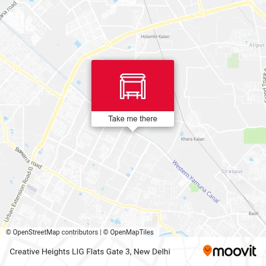 Creative Heights LIG Flats Gate 3 map