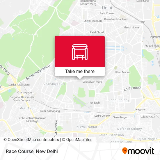 Race Course map
