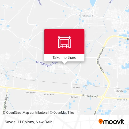 Savda JJ Colony map