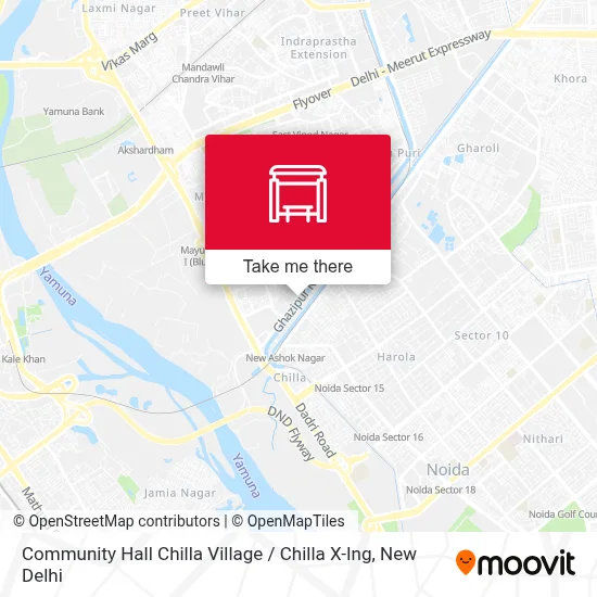 Community Hall Chilla Village / Chilla X-Ing map