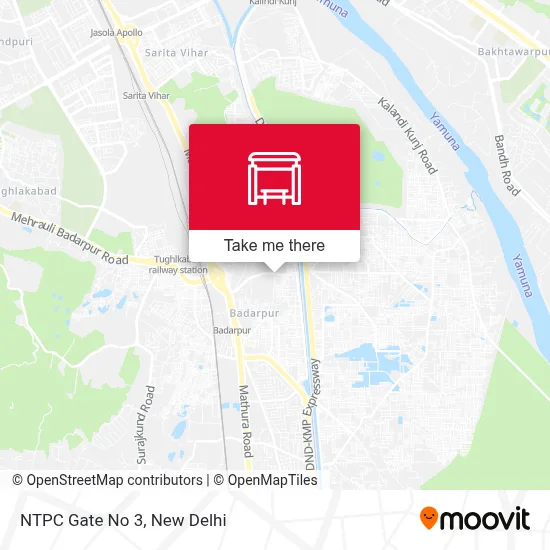 NTPC Gate No 3 map