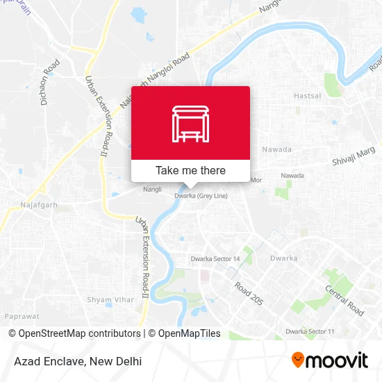 Azad Enclave map
