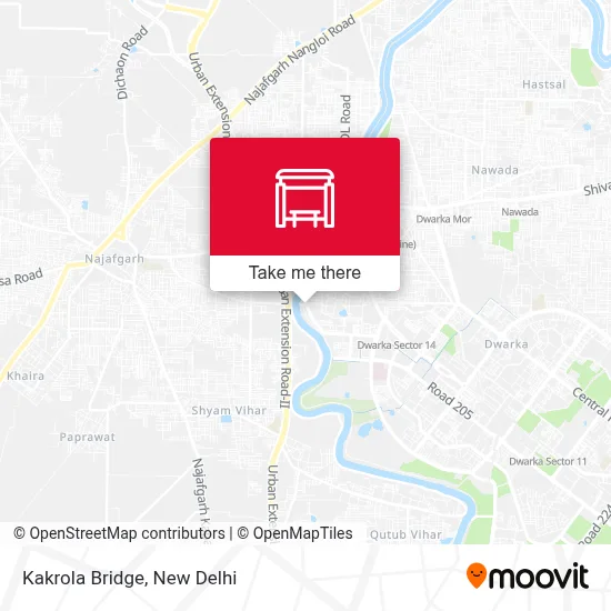 Kakrola Bridge map