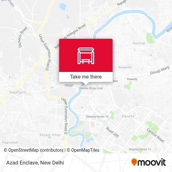 Azad Enclave map