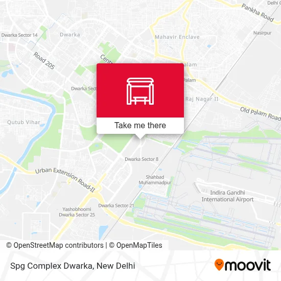 Spg Complex Dwarka map