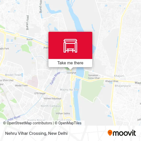 Nehru Vihar Crossing map