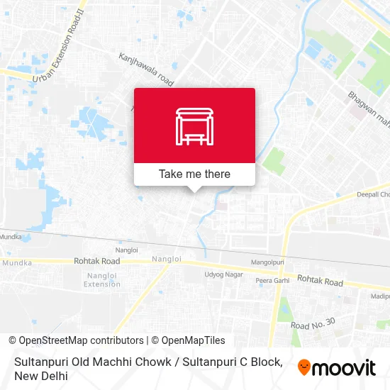 Sultanpuri Old Machhi Chowk /  Sultanpuri C Block map