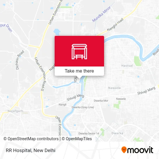 RR Hospital map