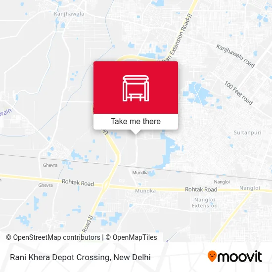 Rani Khera Depot Crossing map