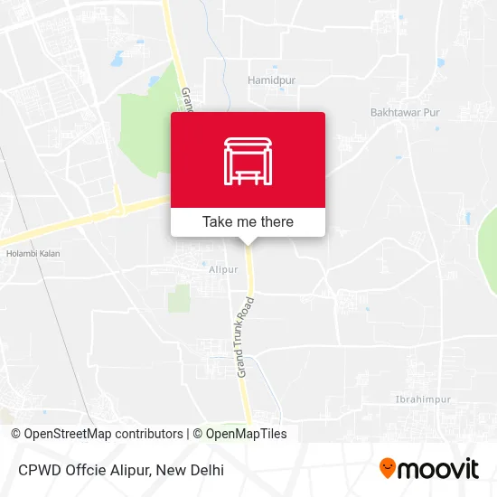 CPWD Offcie Alipur map