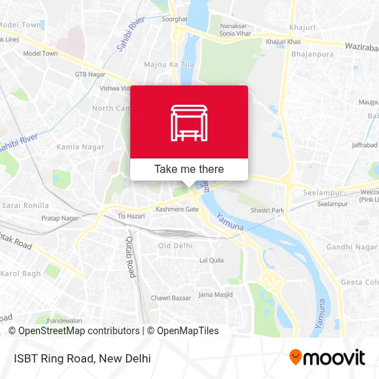 ISBT Ring Road map