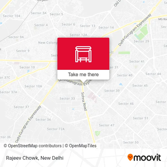 Rajeev Chowk map