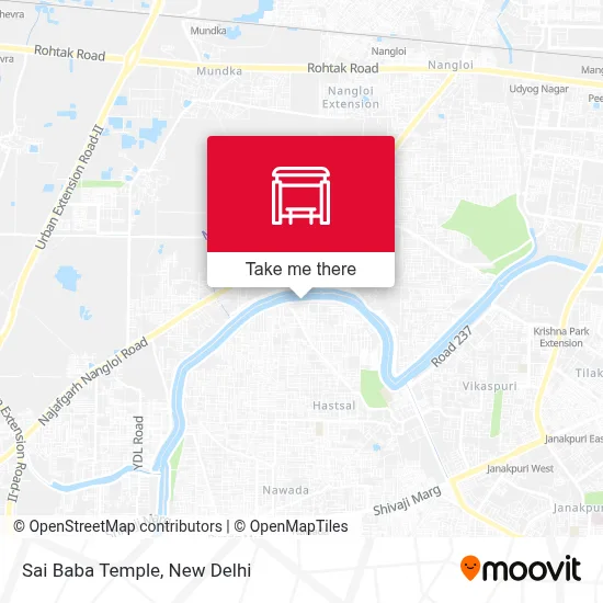 Sai Baba Temple map