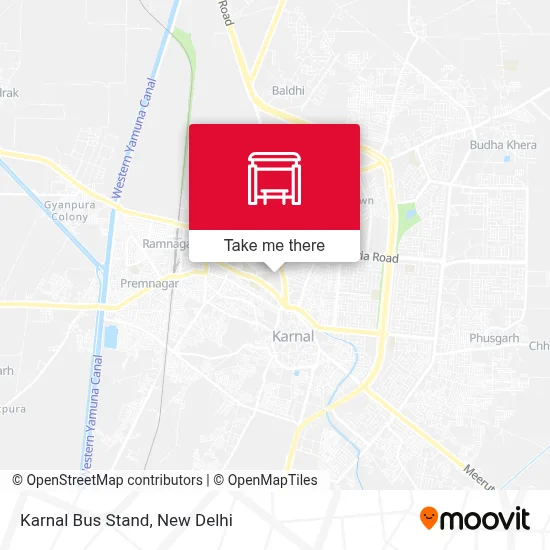Karnal Bus Stand map