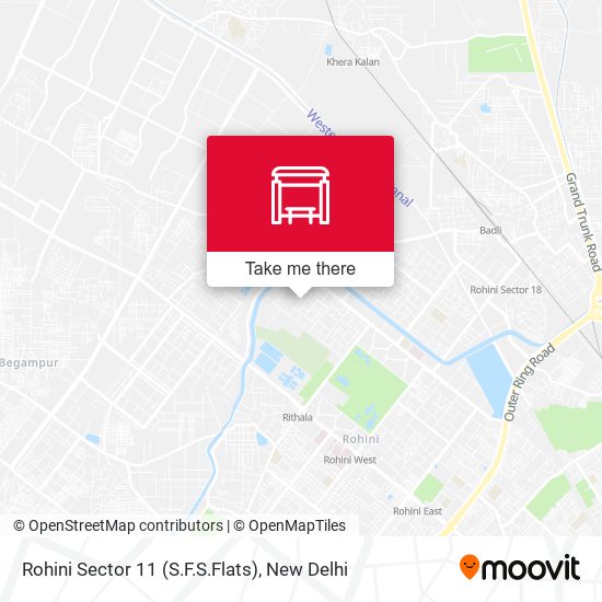 Rohini Sector 11 (S.F.S.Flats) map