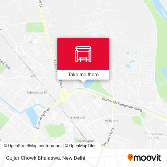 Gujjar Chowk Bhalaswa map