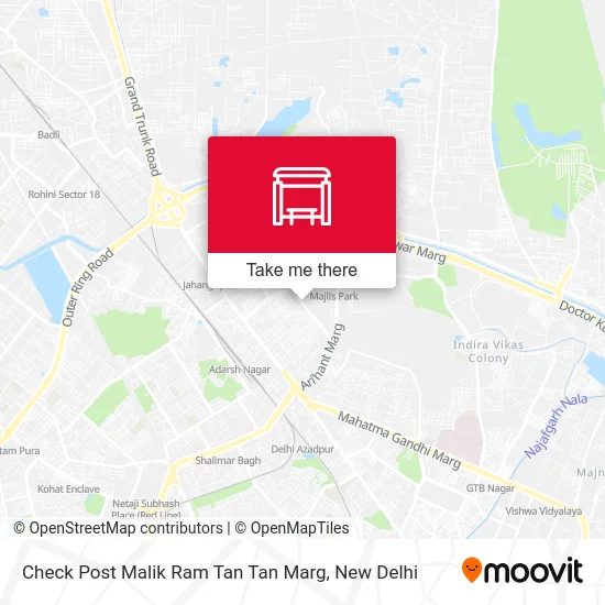 Check Post Malik Ram Tan Tan Marg map