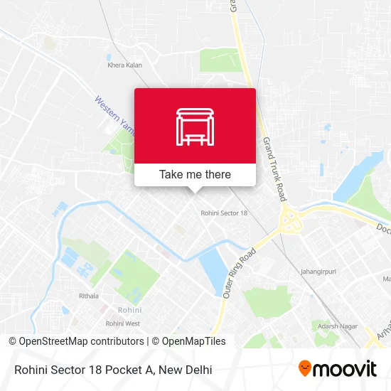 Rohini Sector 18 Pocket A map