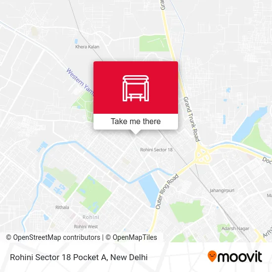 Rohini Sector 18 Pocket A map