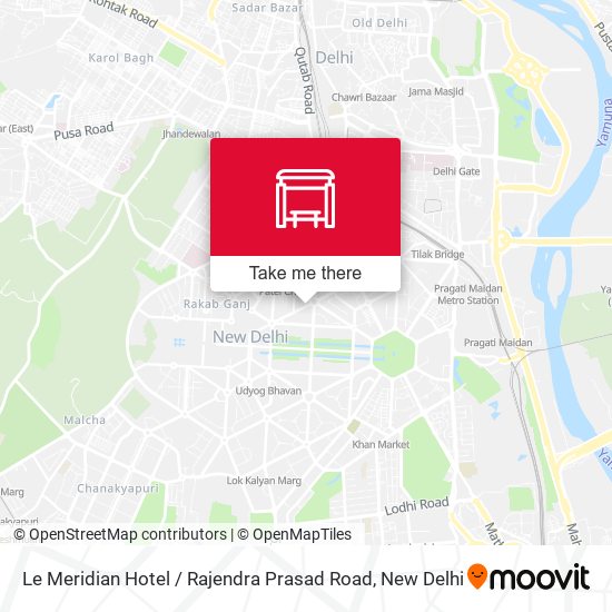 Le Meridian Hotel / Rajendra Prasad Road map