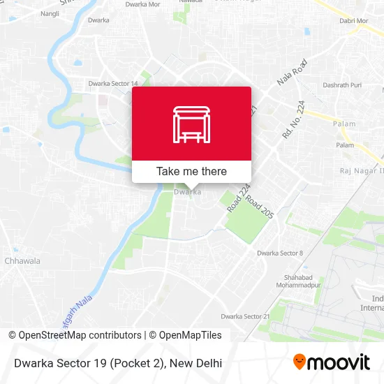 Dwarka Sector 19 (Pocket 2) map