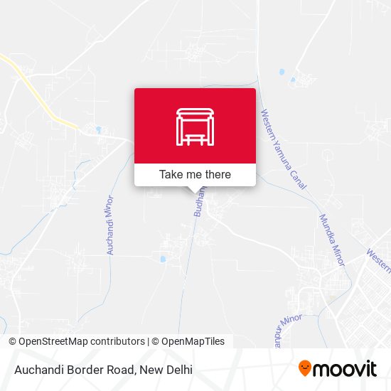 Auchandi Border Road map