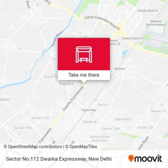 Sector No.112 Dwarka Expressway map