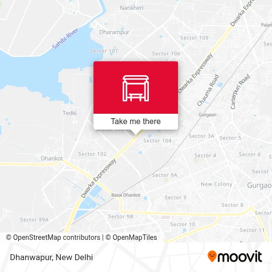 Dhanwapur map