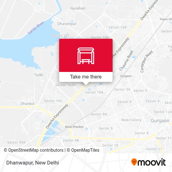 Dhanwapur map
