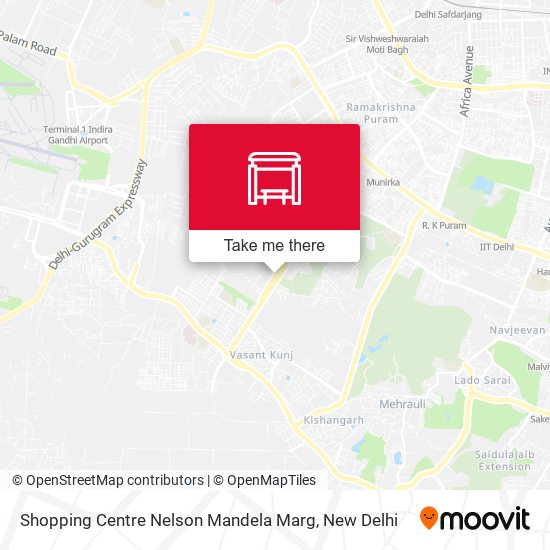 Shopping Centre Nelson Mandela Marg map