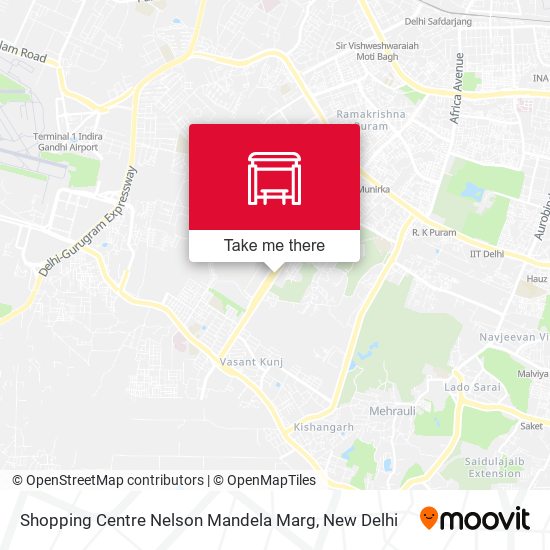 Shopping Centre Nelson Mandela Marg map