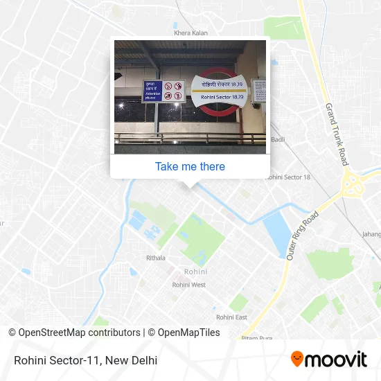 Rohini Sector-11 map