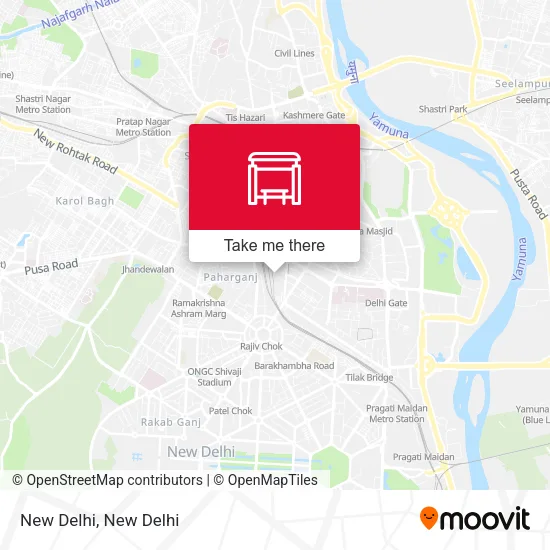 New Delhi map