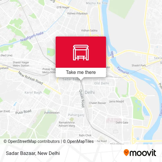 Sadar Bazaar map