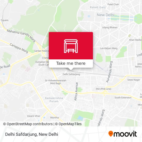 Delhi Safdarjung map