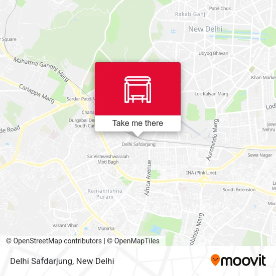 Delhi Safdarjung map