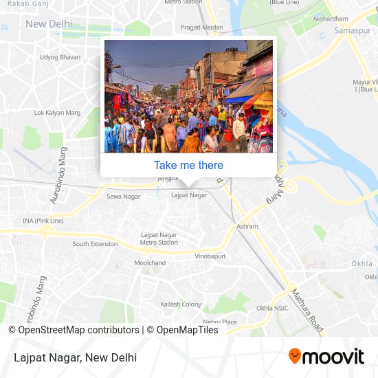 Lajpat Nagar station Routes, Schedules, and Fares