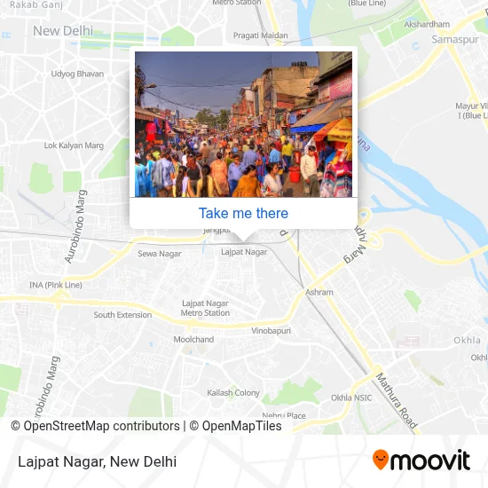 Lajpat Nagar map