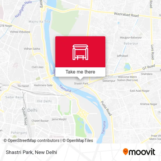 Shastri Park map