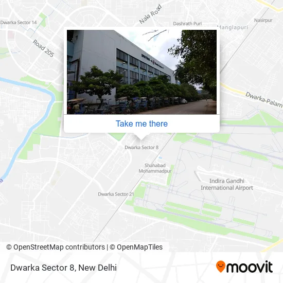 Dwarka Sector 8 map