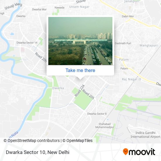 Dwarka Sector 10 map