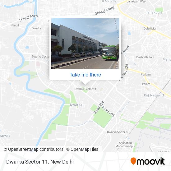 Dwarka Sector 11 map