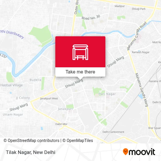 Tilak Nagar map