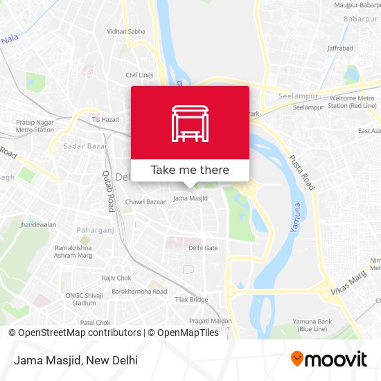 Jama Masjid map