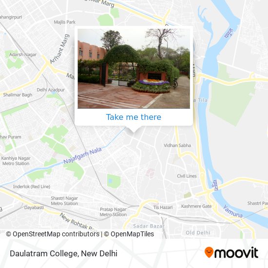 Daulatram College map