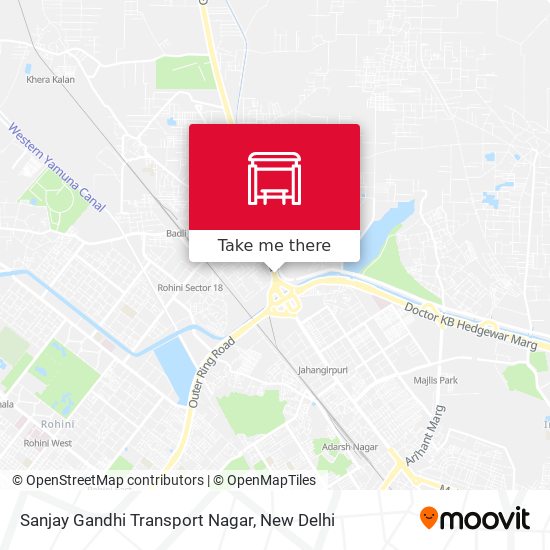 Sanjay Gandhi Transport Nagar map