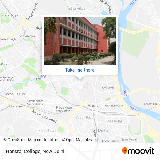 Hansraj College map