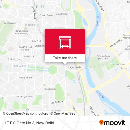 I.T.P.O Gate No.3 map