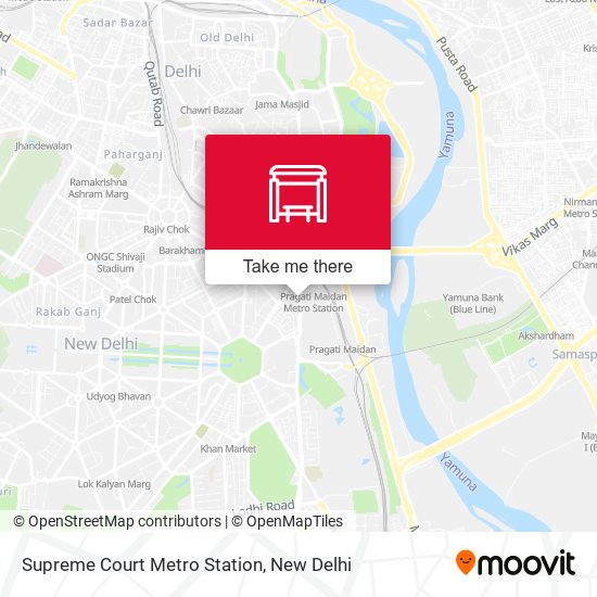 Supreme Court Metro Station map