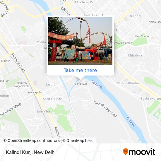 Kalindi Kunj Metro Station Map How To Get To Kalindi Kunj In New Delhi By Metro Or Bus?